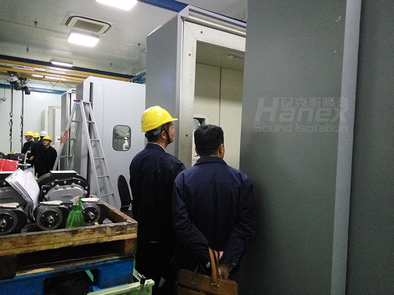 上海漢鐘精機(jī)股份有限公司空氣壓縮機(jī)測(cè)試靜音房 (1)